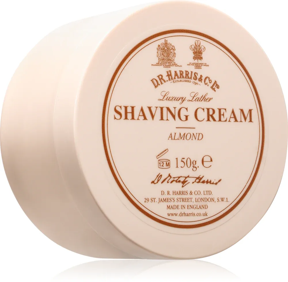 D.R. Harris Shaving Cream Almond - крем для бритья, 150 г