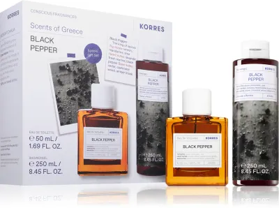 Korres Black Pepper - Подарочный набор для мужчин