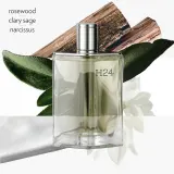 Твёрдое мыло для лица и тела HERMES H24 Face and Body Solid Cleanser мужское, с ароматом H24, 100 г — фото 2