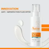 Avene Sun Anti-Imperfection Fluid - Защитный флюид для жирной и комбинированной кожи SPF 50, 40 мл — фото 5