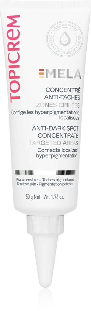Topicrem MELA Anti-Dark Spot Concentrate - Концентрат против пигментных пятен на коже, 50 г