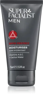 Super Facialist For Men Protect - Увлажняющий дневной крем SPF 10, 75 мл