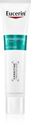 Eucerin DermoPure Clinical Mat Fluid - Матирующий флюид против несовершенств кожи с акне, 40 мл