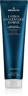Medavita Lotion Concentree Homme Fresh Tonifying Shampoo & Shower Gel - Гель для душа и шампунь 2 в 1, 300 мл