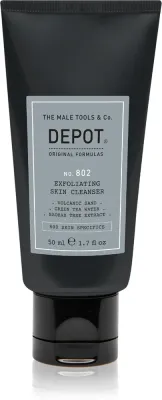 Гель для умывания отшелушивающий DEPOT 800 SKIN SPECIFICS NO. 802 EXFOLIATING SKIN CLEANSER для мужской кожи, 50 мл