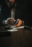 Бальзам для бороды Angry Beards Steve the CEO Beard Balm для укладки, увлажняющий, 46 г — фото 4