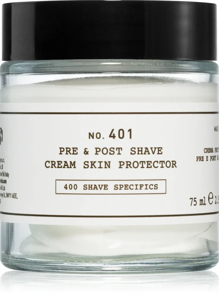DEPOT 400 SHAVE SPECIFICS NO. 401 PRE & POST SHAVE CREAM SKIN PROTECTOR - Защитный крем после бритья, 75 мл
