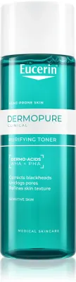 Eucerin DermoPure Clinical Purifying Toner - Очищающий тоник против несовершенств кожи с акне, 200 мл