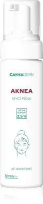 Пенка для умывания Cannaderm Aknea Washing Foam для проблемной кожи, матирующая, 180 мл