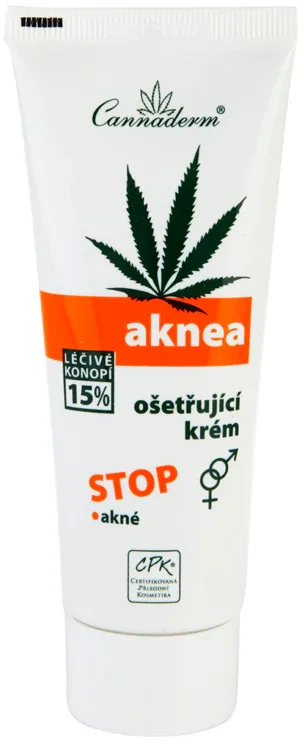 Крем для лица Cannaderm Aknea Face Cream для жирной и проблемной кожи, с салициловой кислотой, 75 г