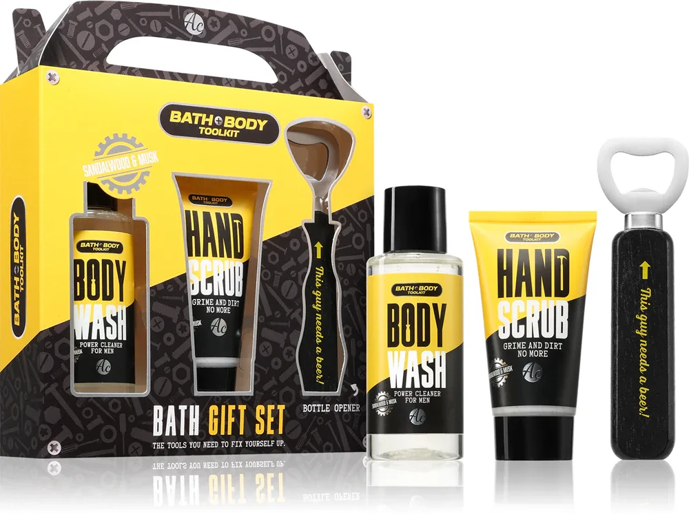 Accentra BATH and BODY TOOLKIT - Подарочный набор для мужчин, 1 шт
