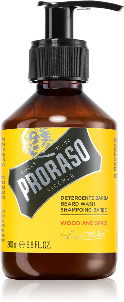 Шампунь для бороды Proraso Wood and Spice древесно-пряный, 200 мл