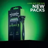 Wilkinson Sword Hydro3 Skin Protection Black Edition - сменная насадка, 4 шт — фото 3