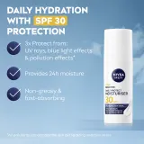NIVEA MEN Sensitive - Увлажняющий дневной крем SPF 30, 50 мл — фото 2