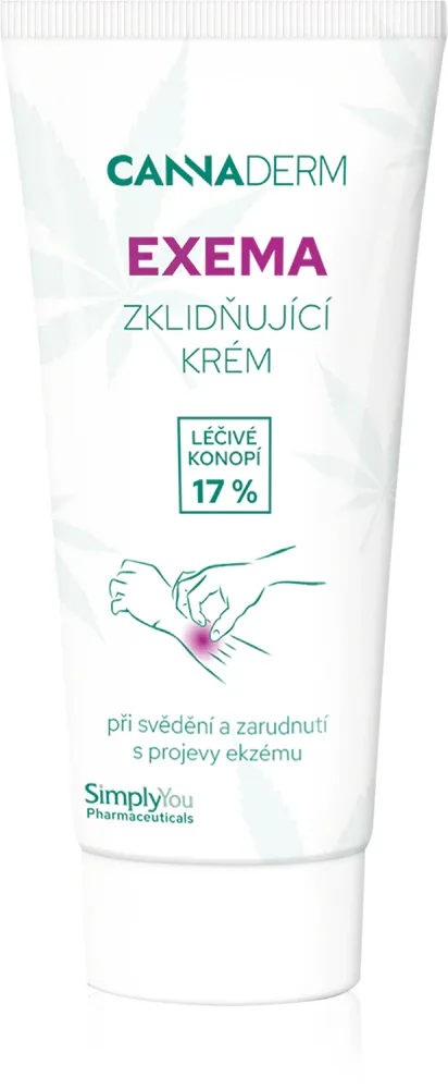 Cannaderm Exema Calming cream - Успокаивающий крем с конопляным маслом, 50 г