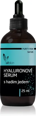 Allnature Allskin Hyaluronic serum with snake venom - Сыворотка гиалуроновая против морщин, 25 мл