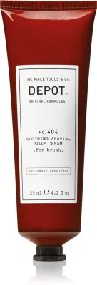 DEPOT 400 SHAVE SPECIFICS O. 404 SOOTHING SHAVING SOAP CREAM .for brush. - Успокаивающий крем для бритья, for brush 125 мл