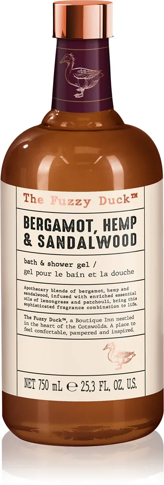 Baylis & Harding The Fuzzy Duck Bergamot, Hemp & Sandalwood - Гель для душа для мужчин, 750 мл