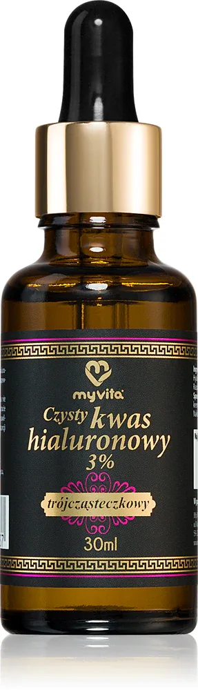 Сыворотка для лица MyVita Гиалуроновая кислота 3% трёхмолекулярная, увлажняющая, 30 мл