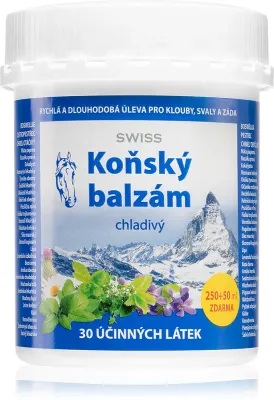 Конский бальзам Swiss Horse balm Cool быстро впитывающийся, питательный, 300 мл