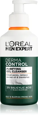 L’Oreal Paris Men Expert Derma Control - Гель для очищения кожи с ниацинамидом, 260 мл