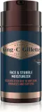 Gillette King C. Face & Stubble Moisturizer - Увлажняющий крем для лица и бороды для мужчин, 100 мл — фото 1