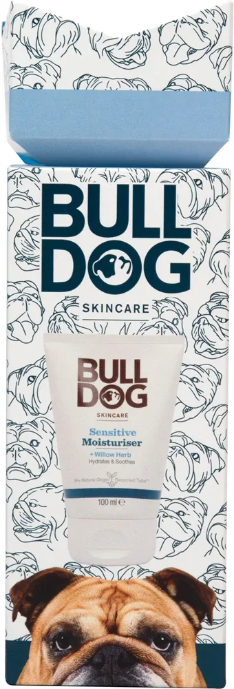 Bulldog Sensitive Cracker - Крем увлажняющий для мужчин, 100 мл