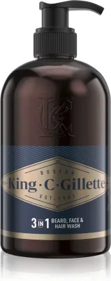 Gillette King C. Beard & Face Wash - Шампунь для бороды, 350 мл