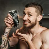 Крем для бороды Angry Beards Heat Protector Johnny Storm увлажняющий, для укладки щетины, 75 мл Heat Protector — фото 2