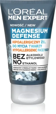 Гель для умывания L’Oreal Paris Men Expert Magnesium Defence мужской, очищающий, 100 мл