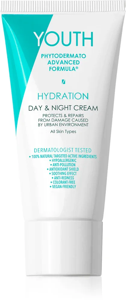Крем для лица YOUTH Hydration Day Night Cream увлажняющий, с антиоксидантной защитой, для дня и ночи, 50 мл