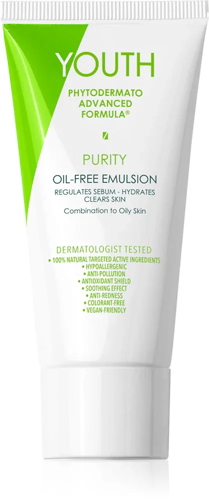 Эмульсия для лица YOUTH Purity Oil-Free Emulsion безмасляная, матирующая, регулирующая себум, 50 мл