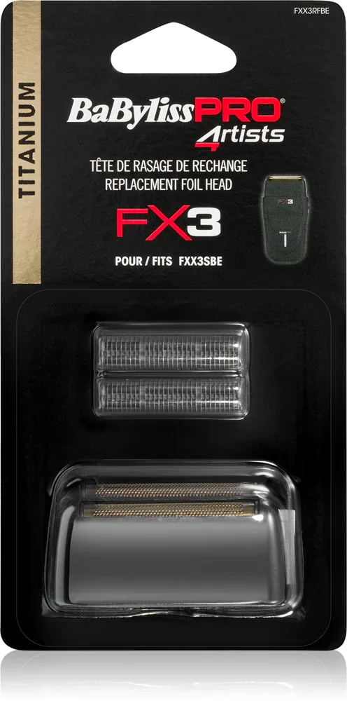 Сменные лезвия для бритвы BaByliss PRO Blades Spare, для электробритвы, 1 шт + cutter