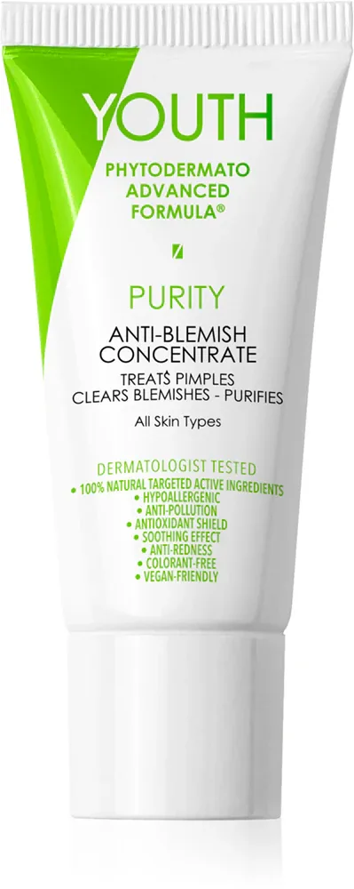 Концентрат для лица YOUTH Purity Anti-Blemish Concentrate точечного действия, против высыпаний и пигментации, 20 мл