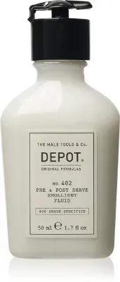 DEPOT 400 SHAVE SPECIFICS NO. 402 PRE & POST SHAVE EMOLLIENT FLUID - бальзам после бритья, 50 мл