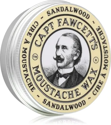 Captain Fawcett Moustache Wax The Gentleman's Stiffener - Воск для волос Sandalwood, 15 мл