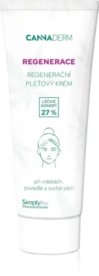 Крем восстанавливающий Cannaderm Regeneration Cream for dry and sensitive skin для сухой и чувствительной кожи, 75 г