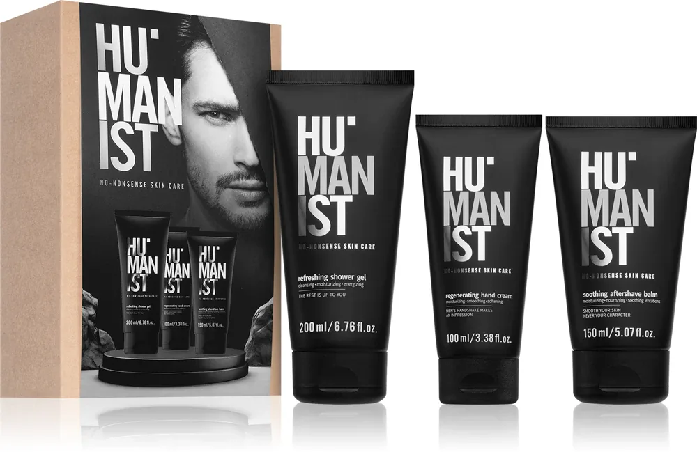 Delia Cosmetics Humanist - Подарочный набор для мужчин, 3 шт