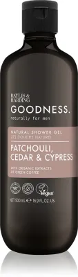 Baylis & Harding Goodness Patchouli, Cedar & Cypress - Гель для душа мужской Baylis Harding Goodness Patchouli, Cedar Cypress с ароматом пачули, кедра и кипариса, 500 мл, 500 мл