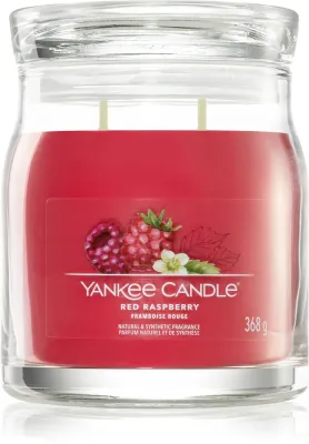 Yankee Candle Red Raspberry - Ароматическая свеча Signature, Signature 368 г