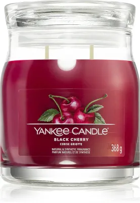 Yankee Candle Black Cherry - Ароматическая свеча Signature, Signature 368 г