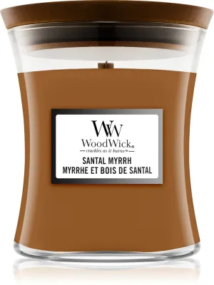 Woodwick Santal Myrrh - Ароматическая свеча, 275 г