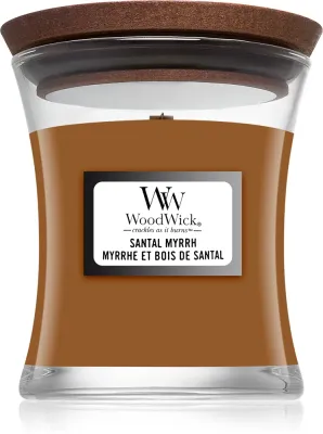 Woodwick Santal Myrrh - Ароматическая свеча, 85 г