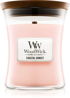 Woodwick Coastal Sunset - Ароматическая свеча с деревянным фитилем, с деревянным фитилем 275 г