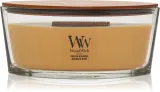 Woodwick Golden Bourbon - Ароматическая свеча с деревянным фитилем (hearthwick) — фото 1