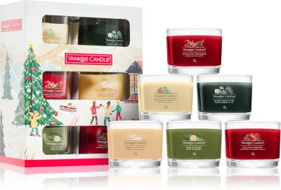 Yankee Candle Christmas Collection 6 Votive Candles - Подарочный набор ", 6 г, 6 г (YAC08433)
