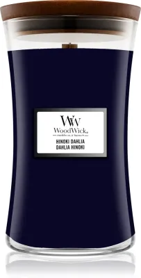 Woodwick Hinoki Dahlia - Ароматическая свеча, 610 г