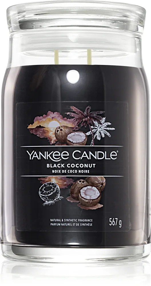 Yankee Candle Black Coconut - Ароматическая свеча Signature