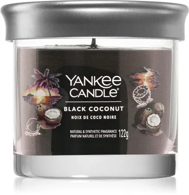 Yankee Candle Black Coconut - Ароматическая свеча Signature, 122 г