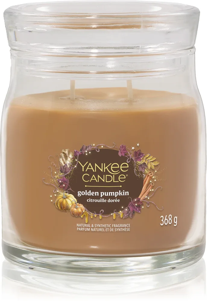 Yankee Candle Golden Pumpkin - Ароматическая свеча Signature